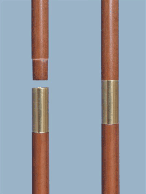 Flagstaffs are sectional for flags, colours, gonfalons and standards.
